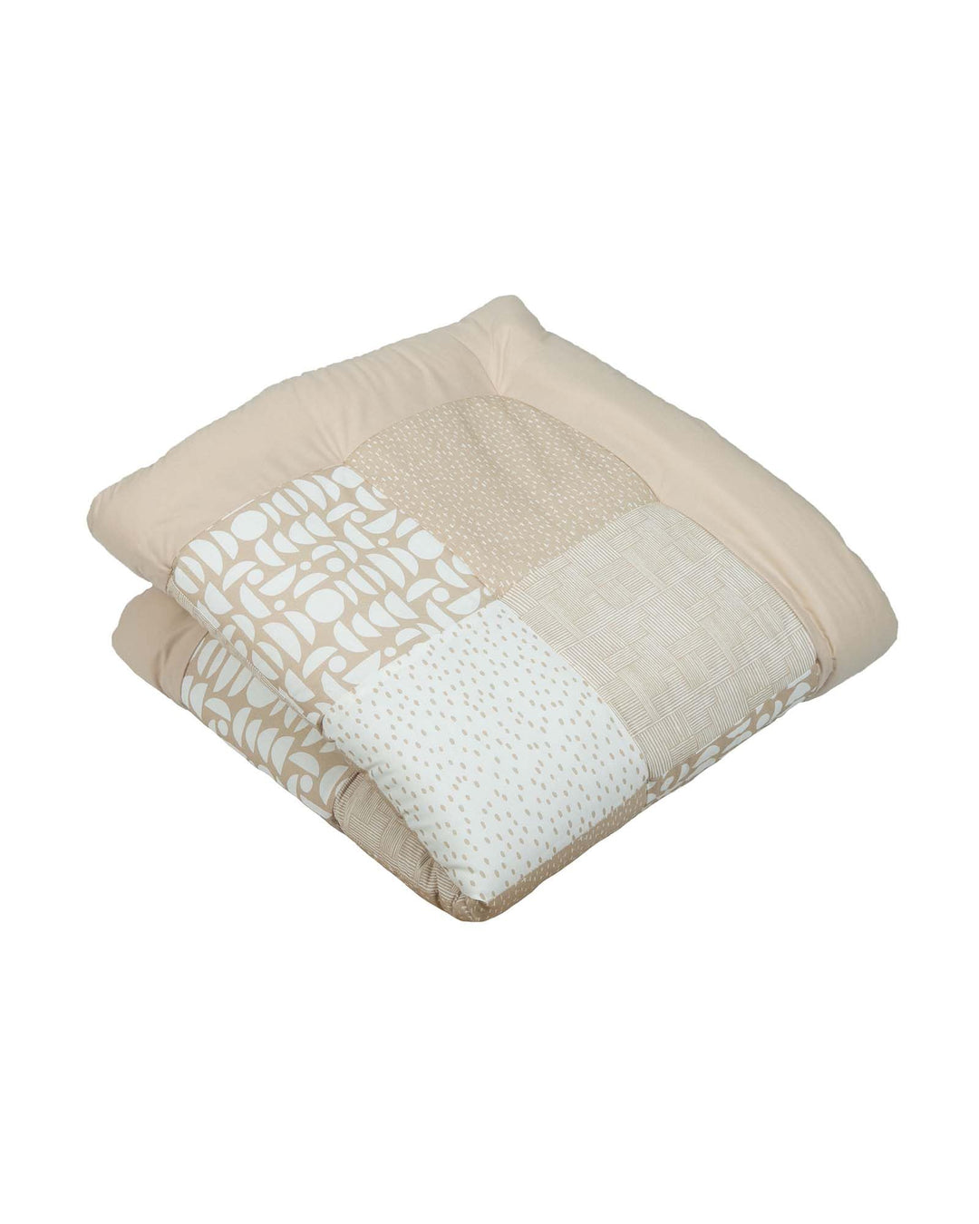 ULLENBOOM Krabbeldecke für Baby 100x100 cm - Dick und weich gepolstert Classic Sand 100 x 100 cm, Cl