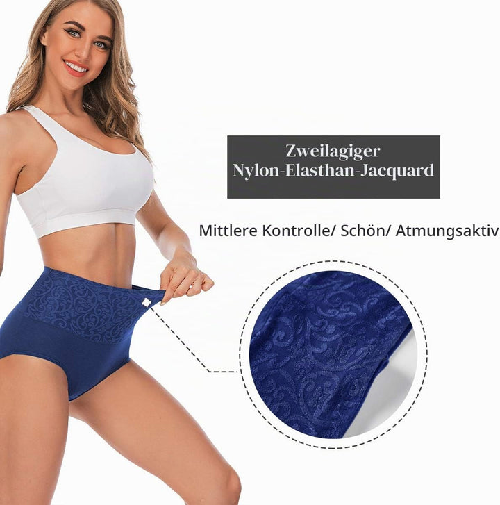YaShaer Unterhosen Damen Baumwolle Hohe Taille Slips Hoher Taillenslip für Frauen Mehrpack, M Mehrfa