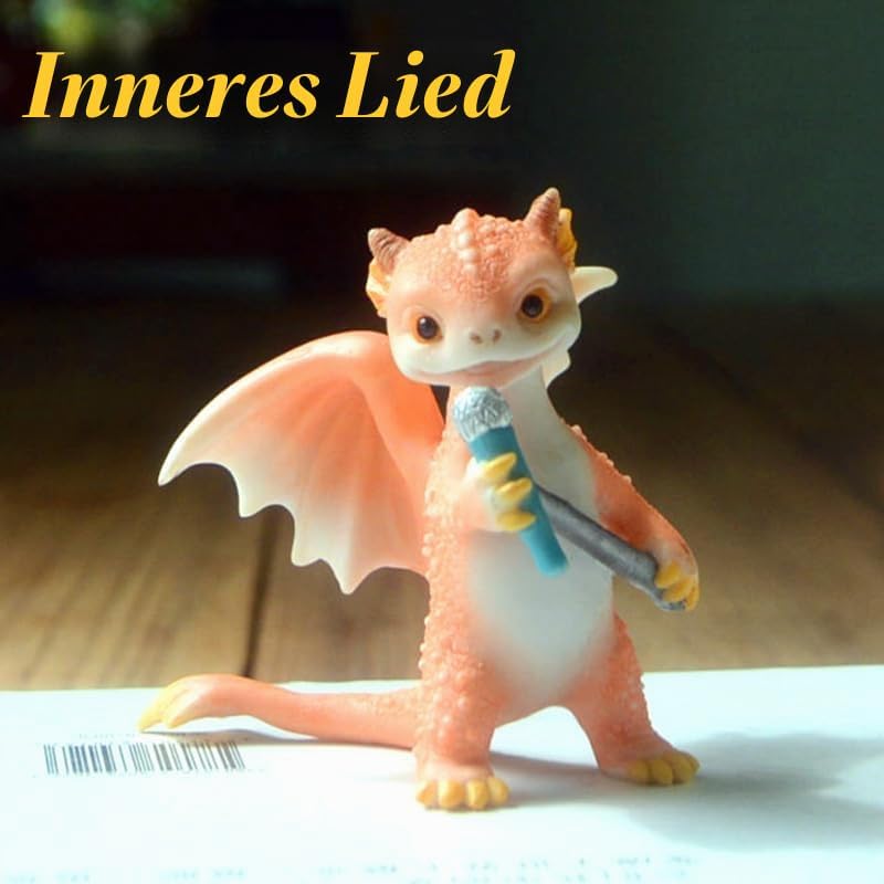 Miniatur Fee Garten Drache Figurine- Mein Solokonzert Singen Drache, Singen Drache