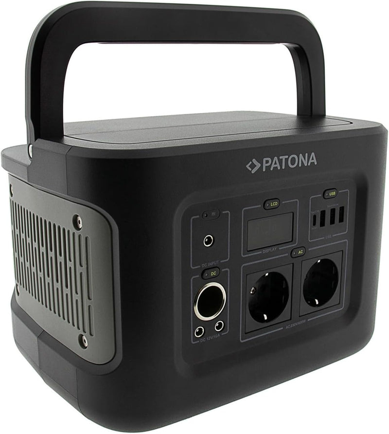 PATONA Platinum Portable Powerstation 600Wh, 600W/230V mit Zigarettenanzünder