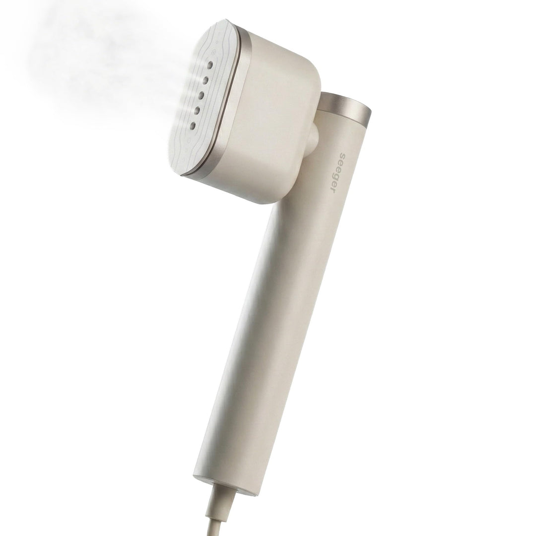 Seeger Dampfglätter - Tragbarer & Handlicher Reisedampfglätter - 2-in-1 Steamer - 120ml Wassertank -