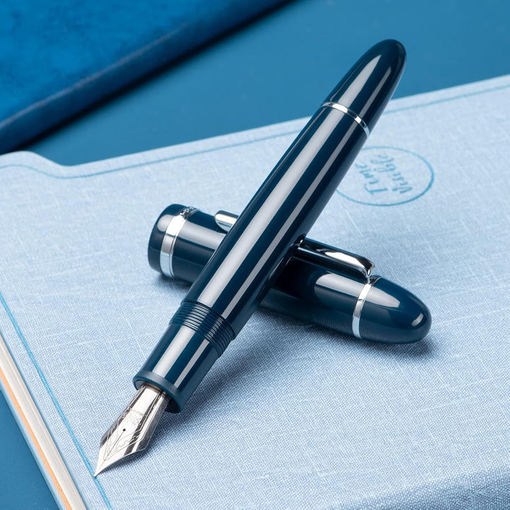 Jinhao X159 Acryl-Füllfederhalter-Set, Grösse 8, extra feine Spitze, klassisches Design, glatter Sch