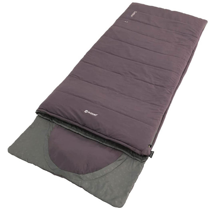 Outwell Contour Schlafsack, Dark Purple, rechts