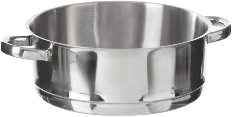 WEB2O Couscous-Topf aus Edelstahl Induktion und Glaskeramik – 11 Liter – Durchmesser 26 cm