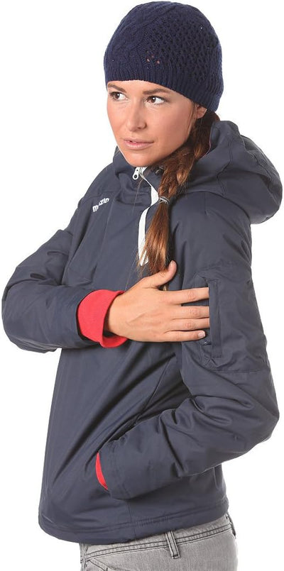 mazine Backbeat Jacke Blau Rot XS