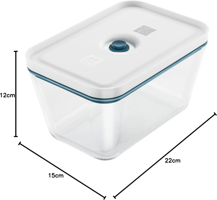 ZWILLING FRESH & SAVE Vakuum Starter-Set, Glas, 7-teilig, La Mer Glas, Glas, Single, 7tlg.