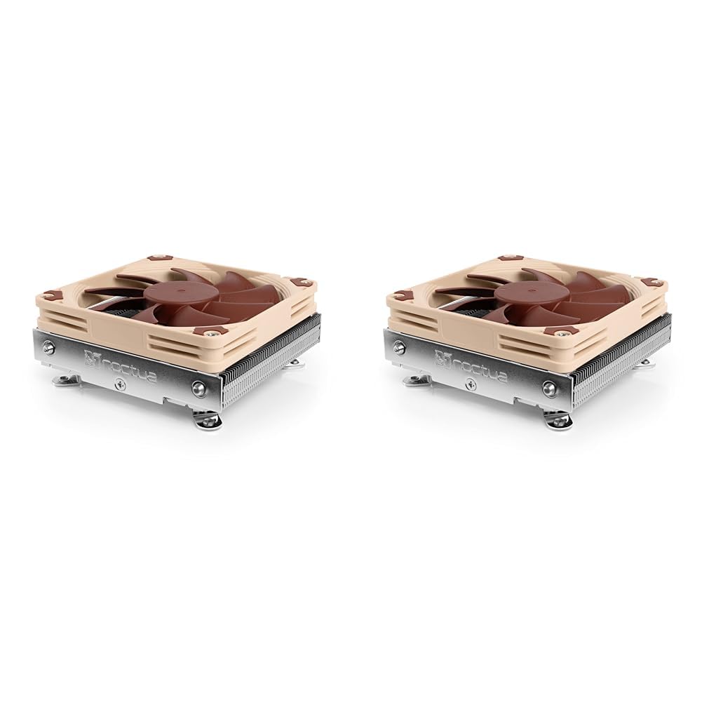 Noctua NH-L9i-17xx, Premium Low-Profile CPU-Kühler für Intel LGA1700 (Braun) (Packung mit 2), Packun