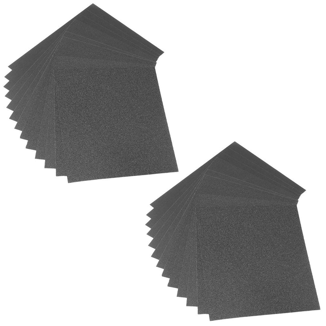 STAHLWERK Siliziumcarbid-Schmirgelpapier 230 x 280 mm, 2 x 12 Stück | Schleifpapier | Schleifpads |