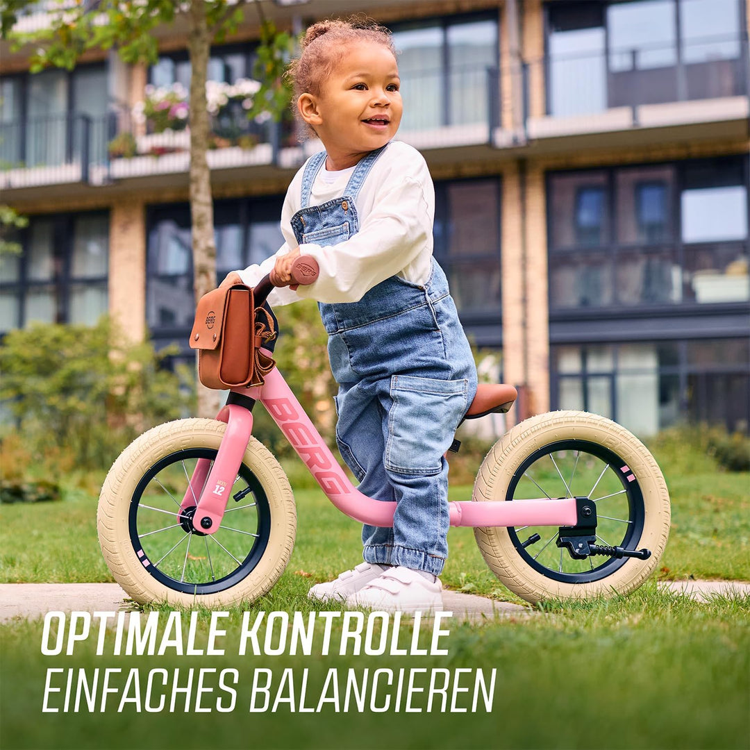 BERG MOOV 12 Laufrad | ab 2,5 Jahre | 12 Zoll | Lauflernrad bis 30 kg mit Luftreifen | Lenkrad und S