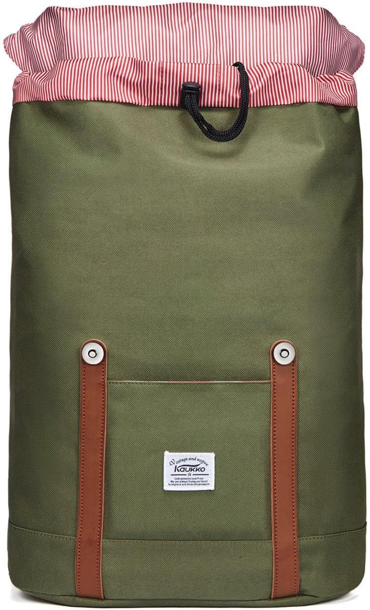 KAUKKO Rucksack Damen Herren Schön und Praktisch Daypack für Schule, Uni, Beruf und Freizeit mit 14"