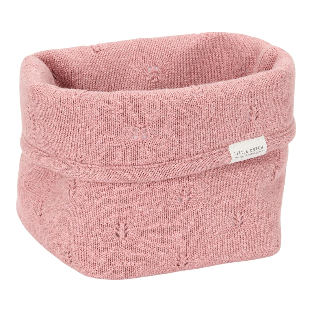 Little Dutch Wickeltischkörbchen Körbchen Korb Utensilo Organizer für den Wickeltisch Baby Strick kl