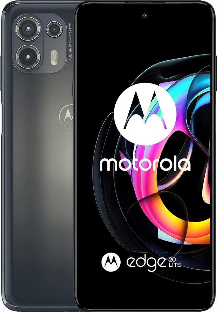 Smartfon Motorola Edge 20 Lite 5G 8/128GB Dual SIM Grafitowy (PANE0054PL)
