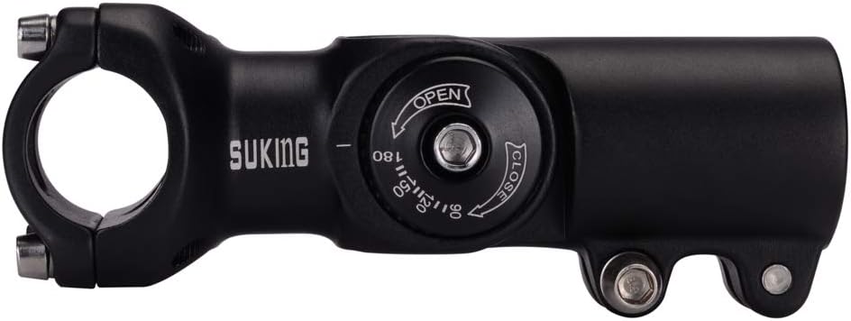 CYSKY Verstellbar Vorbau 31,8 60mm/80mm/93mm 0-90 Grad Verstellbar MTB Vorbau Lenker Vorbau Verstell