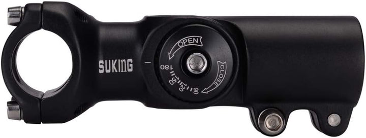 CYSKY Verstellbar Vorbau 31,8 60mm/80mm/93mm 0-90 Grad Verstellbar MTB Vorbau Lenker Vorbau Verstell