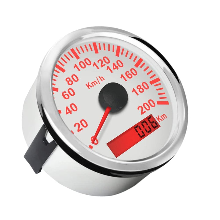 ELING Universal GPS Tacho Kilometerzähler 200km/h Tachometer für Auto Boot Yacht Schiff mit Hintergr