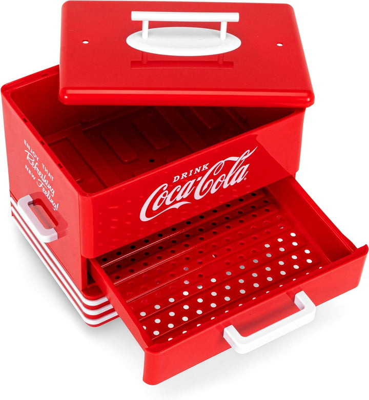 Salco Coca-Cola HotDog Steamer SHD-80CC,Retro, rot, perfekt für jeden
