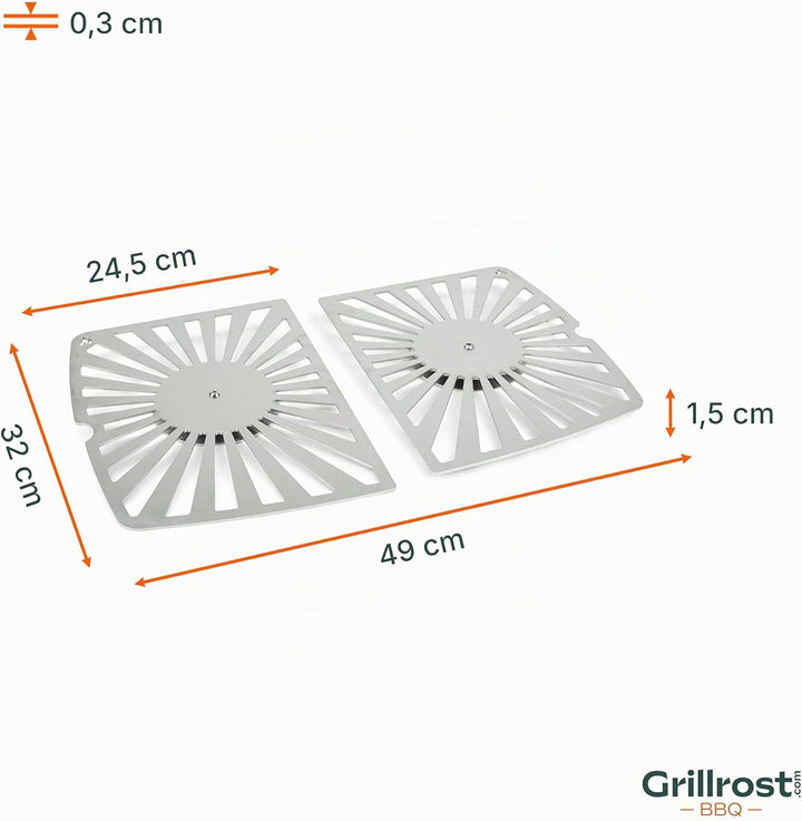 Enders Urban | Explorer Grillrost - zweiteilig aus Edelstahl Grillrost Urban, Grillrost Urban