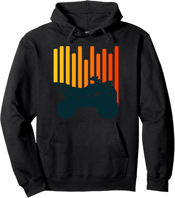4 Räder Vintage Retro Pullover Hoodie