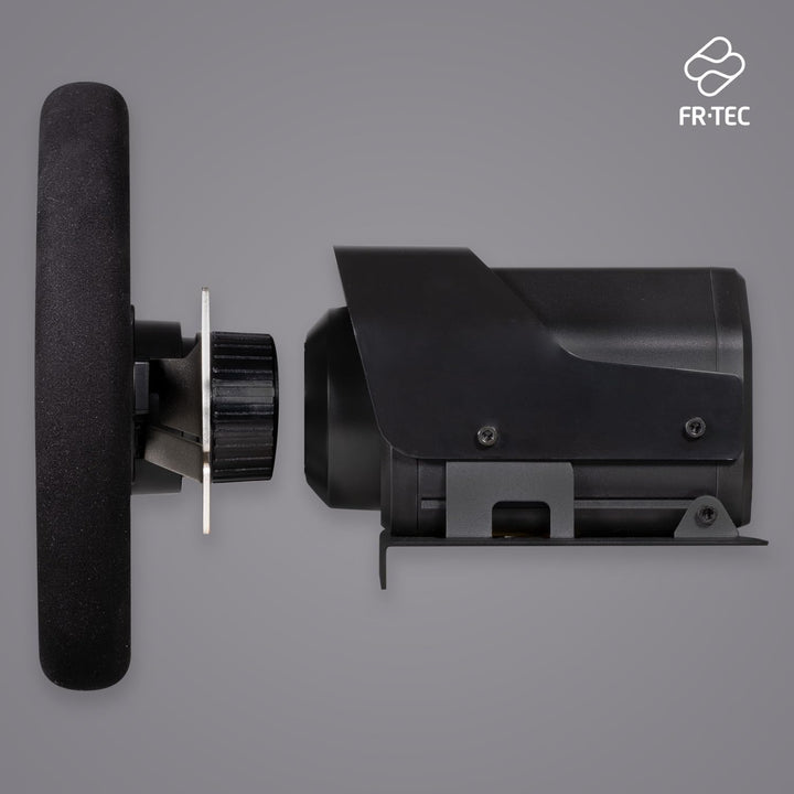 FRTEC - Lenkrad mit Pedalen FR FORCE, Force-Feedback 3,2 Nm, Doppelmotor, abnehmbare Felge, Zahnräde