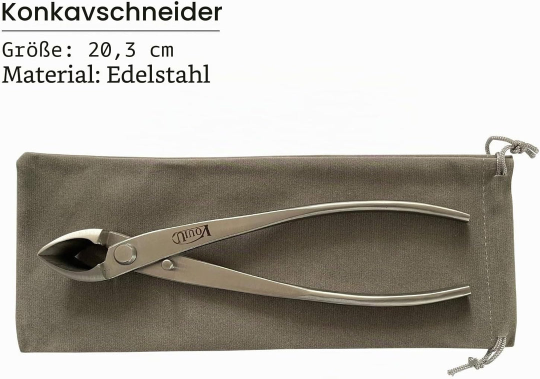 vouiu 20,3 cm konkaver Schneider, Bonsai-Werkzeuge