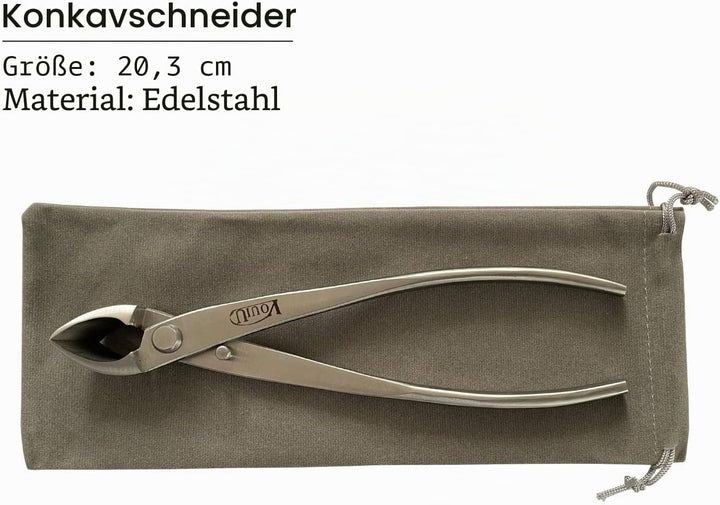 vouiu 20,3 cm konkaver Schneider, Bonsai-Werkzeuge