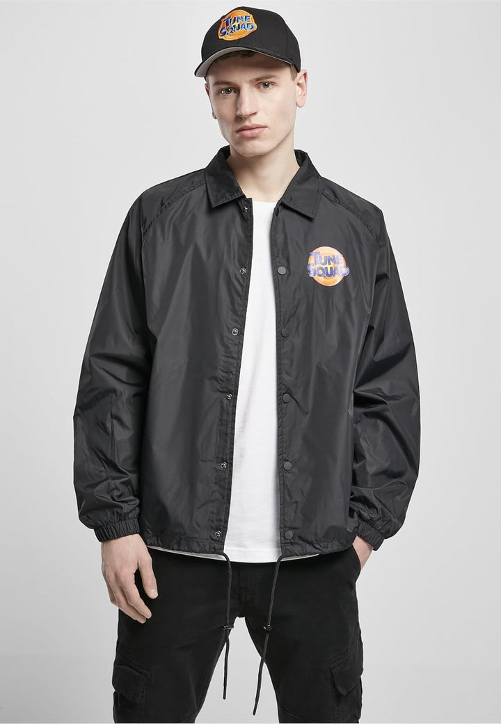 Mister Tee Herren Space Jam Tune Squad Logo Coach Jacket, XS