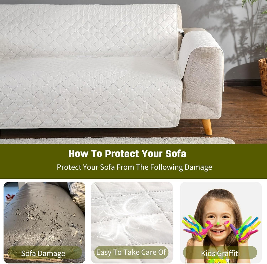 PETCUTE Sesselbezüge Sesselbezug Relax Schonbezüge Gesteppte Sofahusse Sofabezüge 1 Sitzer Rutschfes
