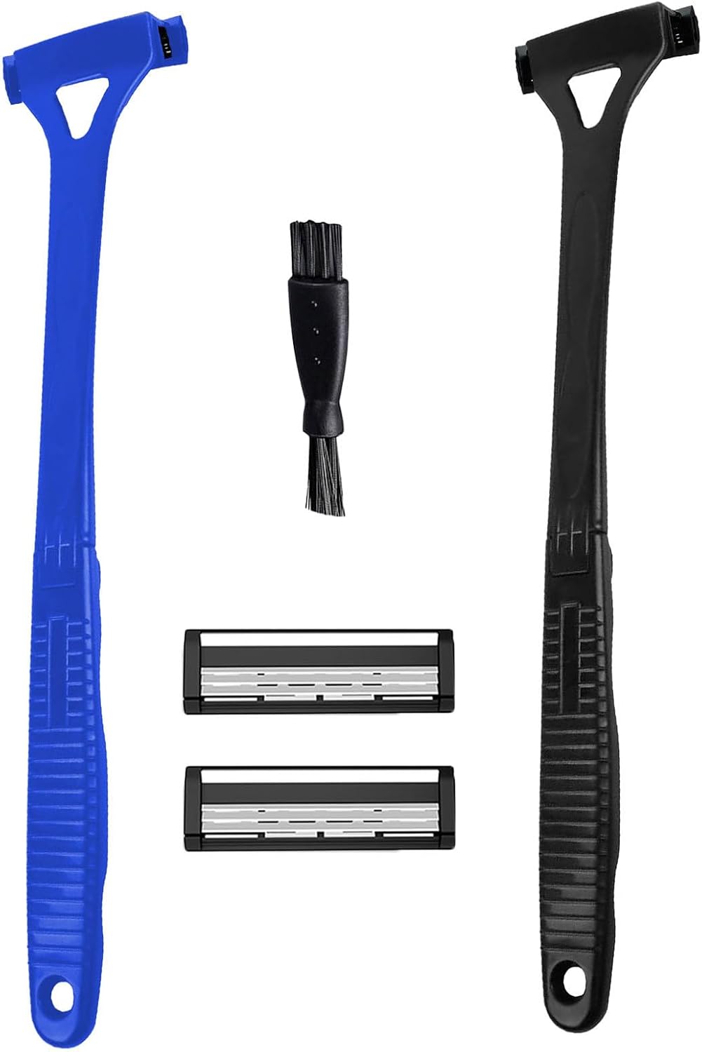 Rückenrasierer für Männer, Präzisions-Pflegewerkzeug, ergonomisches Design, schützendes Netz, Nass-