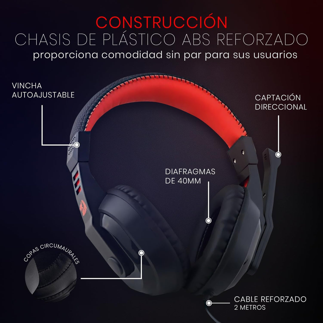 Redragon Gaming Headset ARES H210 Schwarz