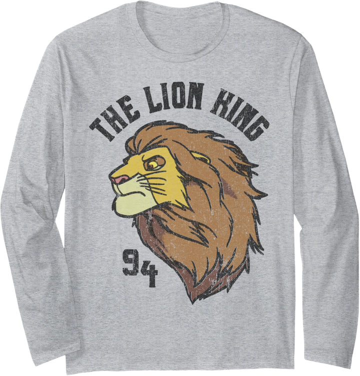 Disney The Lion King Simba Vintage Portrait Langarmshirt