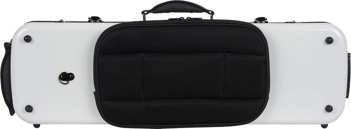 Geigenkoffer Glasfaser Oblong 4/4 white - brownish red M-Case
