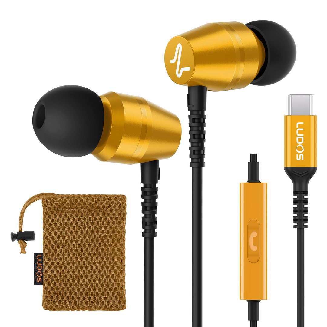 LUDOS OMNITONE USB C Kopfhörer, 5 Jahre Garantie für iPhone 16 15 Pro Max Plus Samsung Galaxy S24 S2