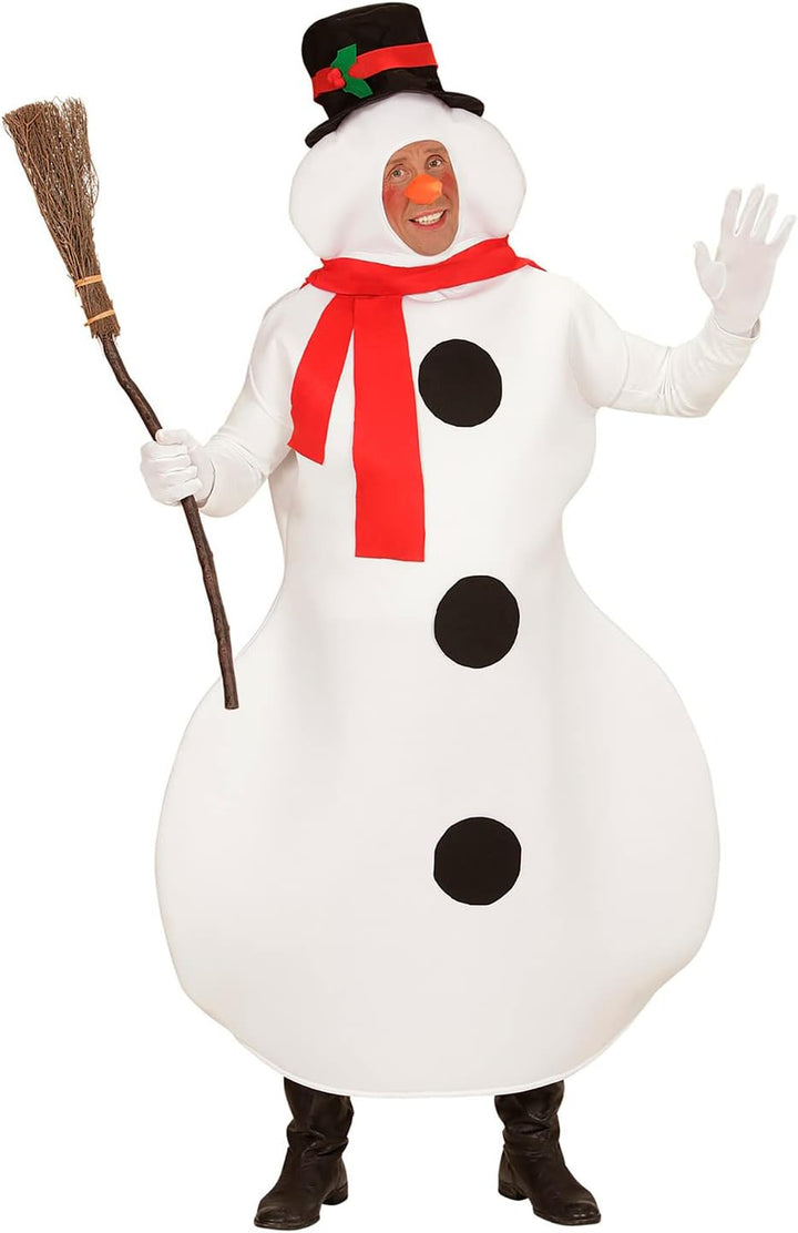 "SNOWMAN" (costume, nose) - (One Size Fits Most Adult)