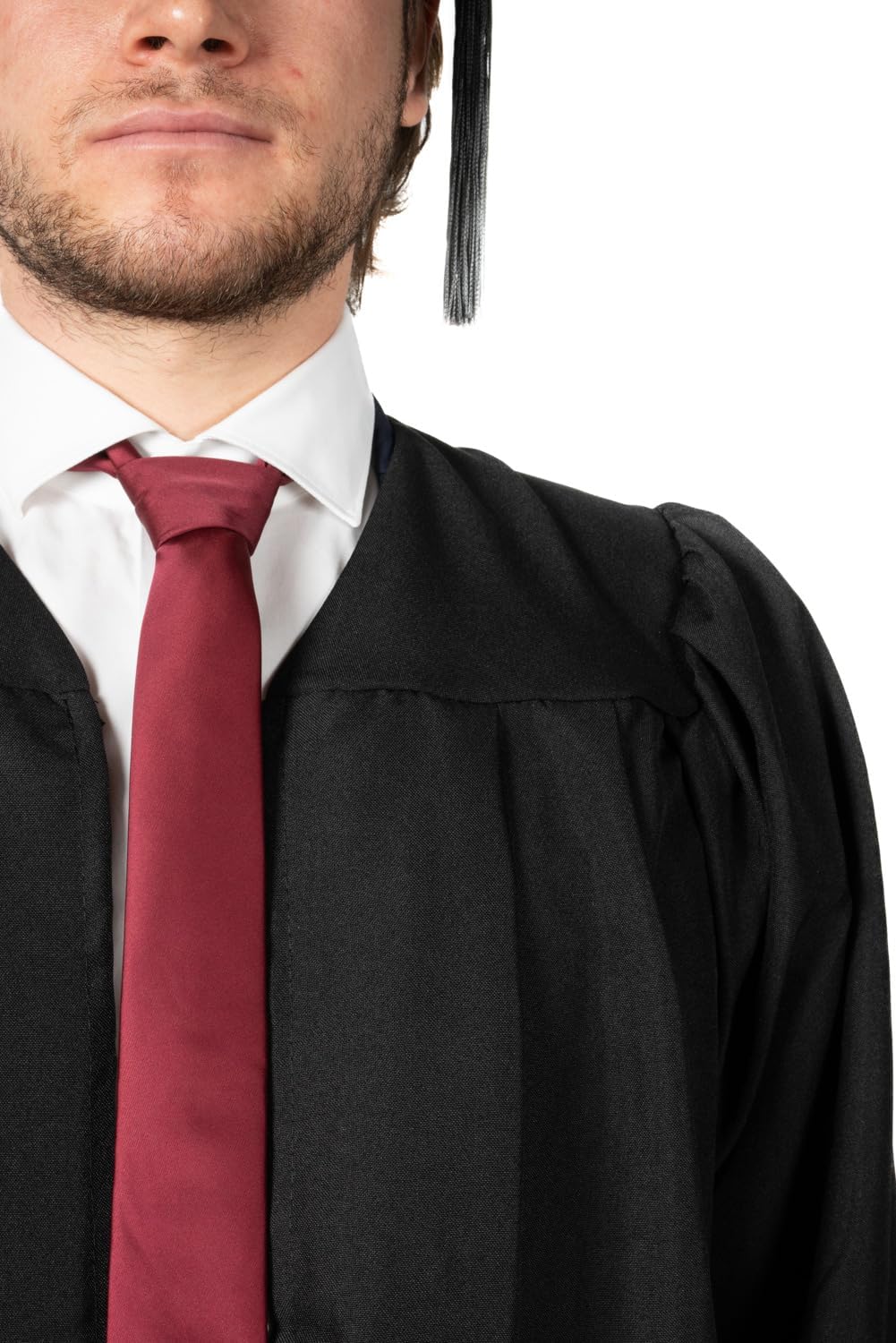 SKÉMATA Abschluss Robe Unisex Leichte Mikrofaser mit Graduierung Touch und Nappaleder, L