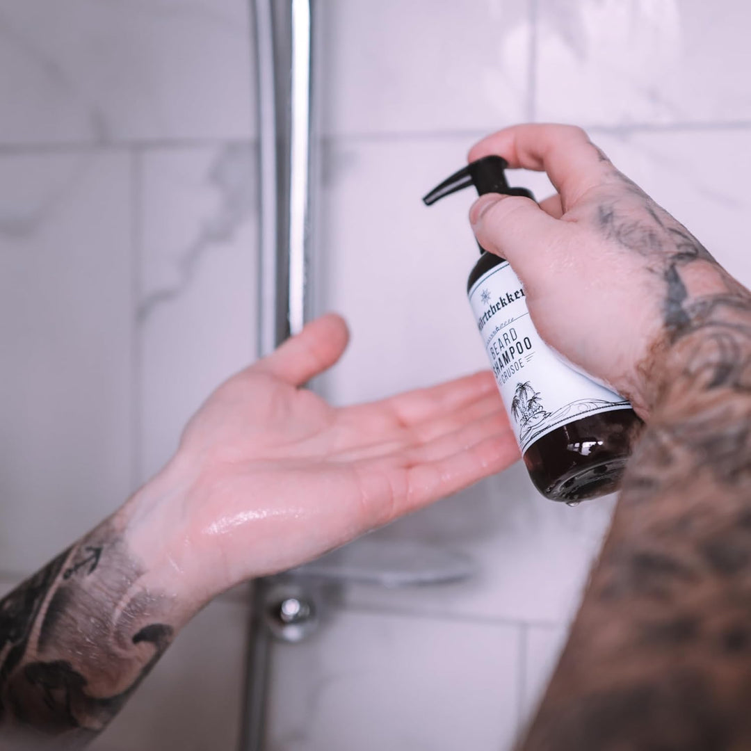 Störtebekker® Premium Bartshampoo Herren - 200ml Bart Shampoo für die tägliche Bartpflege - Optimale