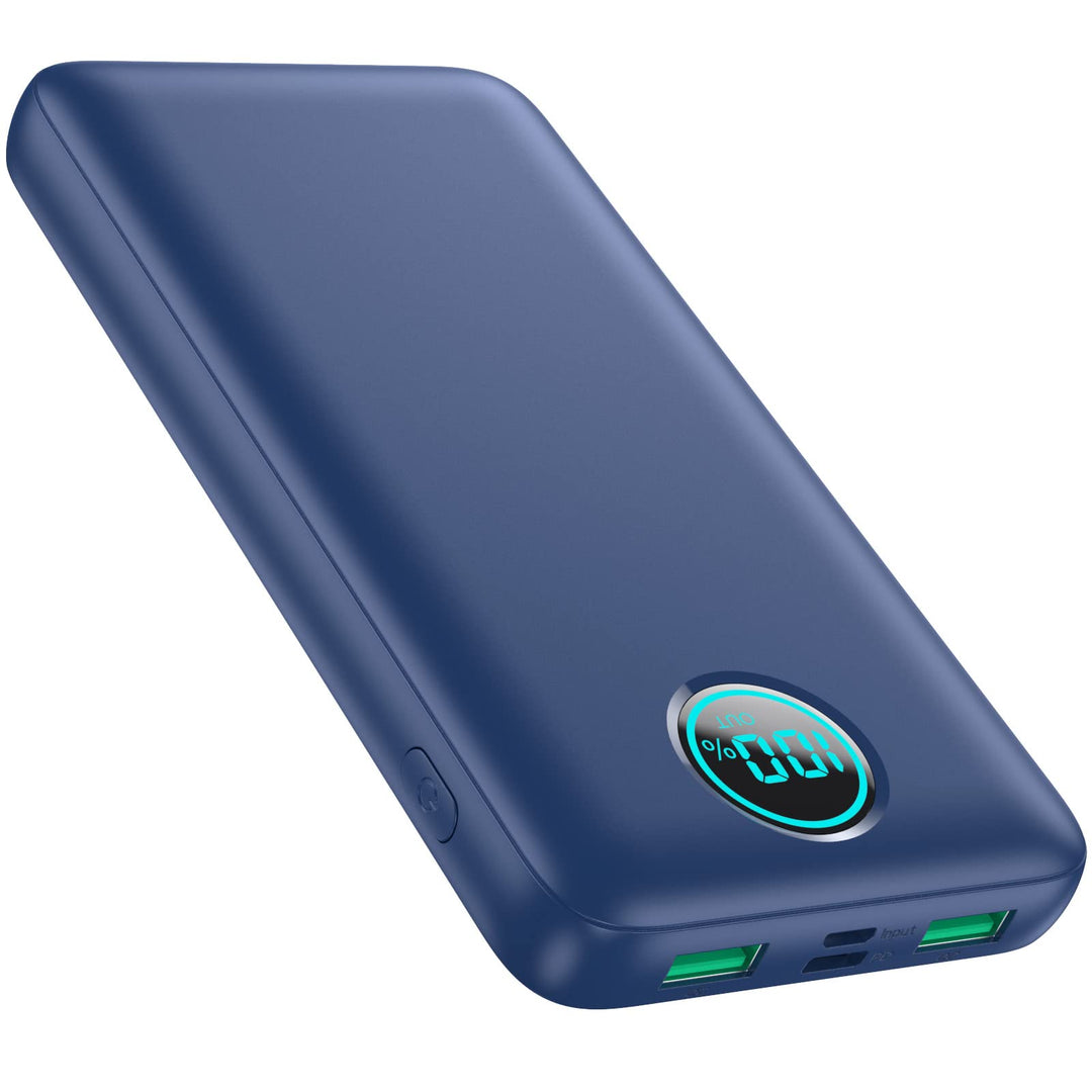 Power Bank USB C mit Kabel 26800mAh, PD 25W QC4.0 Schnellladung Powerbank, 5 Ausgängen Externe Handy