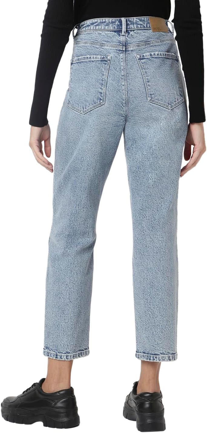 VERO MODA Damen Hose 27W / 32L Light Blue Denim, 27W / 32L Light Blue Denim