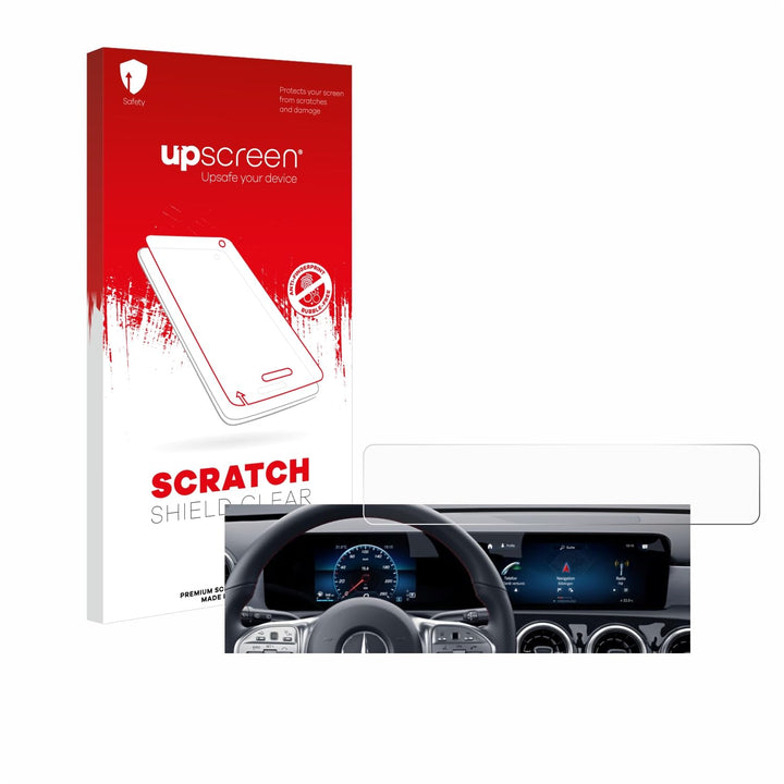 upscreen Schutzfolie für Mercedes-Benz GLA 2020 Display Widescreen-Version – Kristall-klar, Kratzsch
