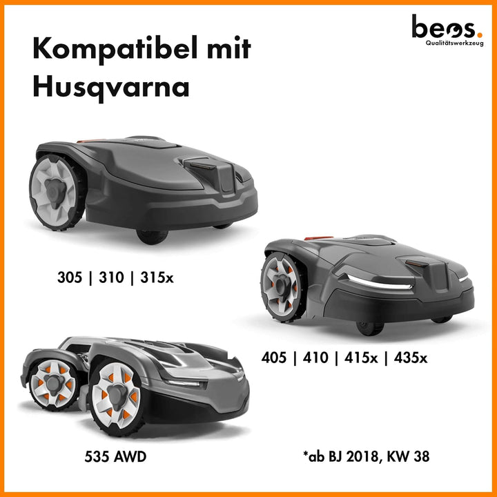 BEOS® Premium Mähroboter Tuning - Drehscheibe kompatible mit Husqvarna Automower 305 | 310 | 315x |