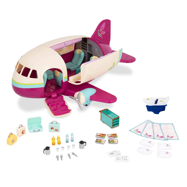 Li'l Woodzeez - Honeysuckle Airway - Spielflugzeug - Flughafen Spielset - Spielset für Kinder - Figu