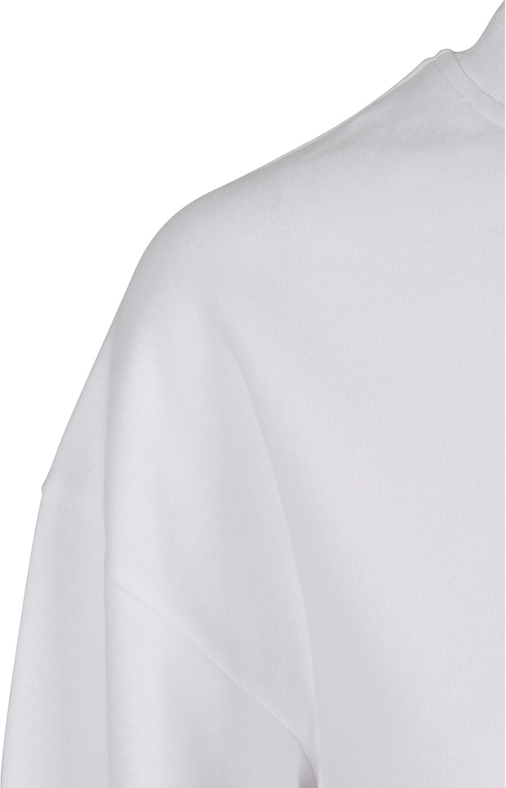 Urban Classics Damen Oversized Sweatshirt aus Bio-Baumwolle, Crew Neck Pullover aus Organic Cotton,