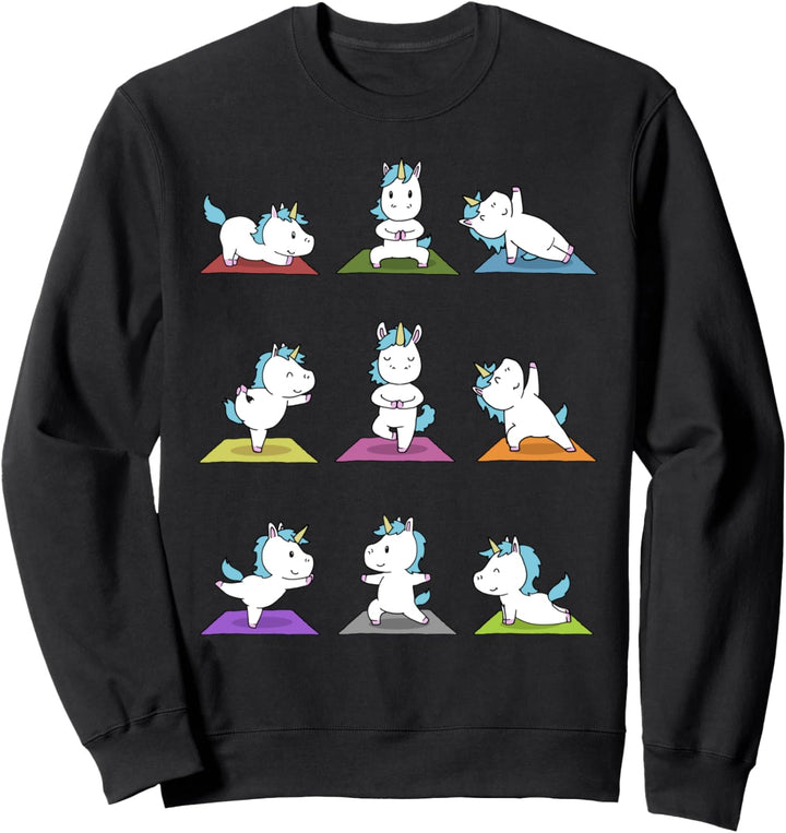 Einhorn Yoga Sweatshirt