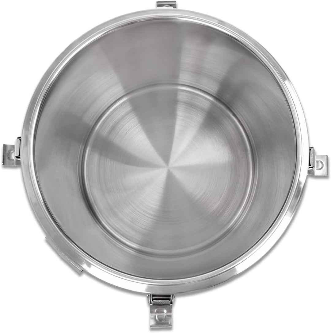 Beeketal 'BTB-21P' Edelstahl Thermobehälter mit 21 L Gesamtvolumen (Max. 18,5 L Füllmenge) | Doppelw