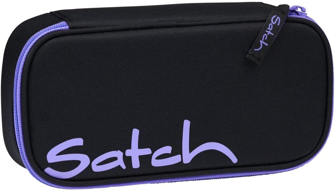 Satch Match Schulrucksack Set 3tlg. (Purple Phantom) inkl. Schlamperbox und Sporttasche, Purple Phan