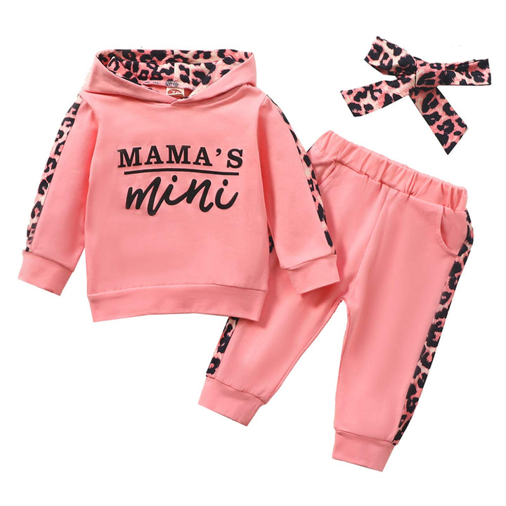 Geagodelia Babykleidung Set Baby Mädchen Kleidung Outfit Langarm Kapuzenpullover Top + Hose Neugebor