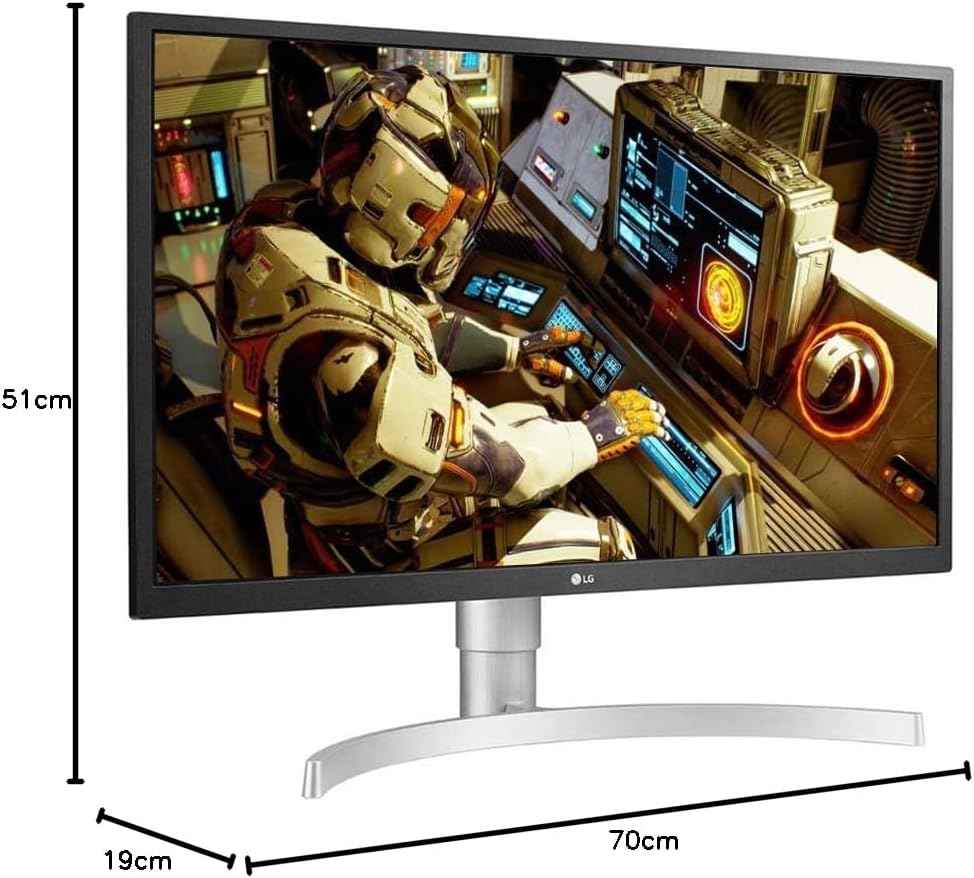 LG 27UL550-W 68,58 cm (27 Zoll) UHD 4K IPS Monitor (AMD Radeon FreeSync, DAS Mode, 98%sRGB), schwarz