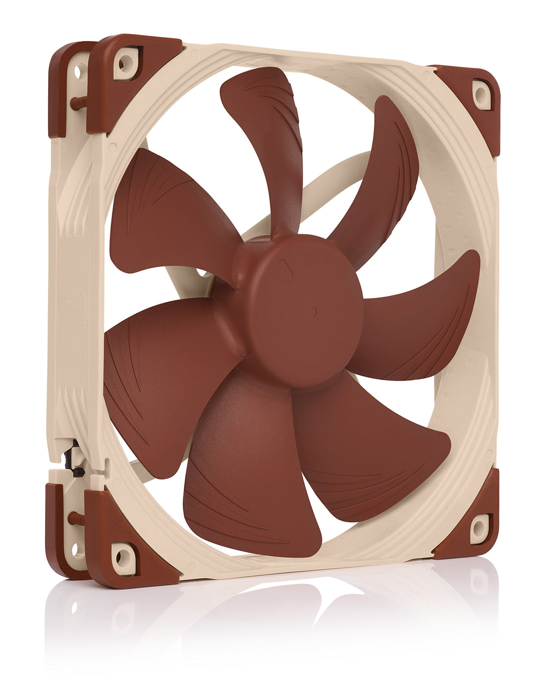 Noctua NF-A14 5V, Leiser Premium-Lüfter mit USB Stromadapterkabel, 3-Pin, 5V Version (140mm, Braun)