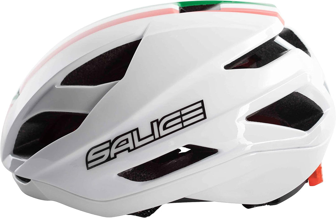 Salice Helm Bike TG. 52-58 Anthrazit Rot BIANCO ITA XS, BIANCO ITA XS