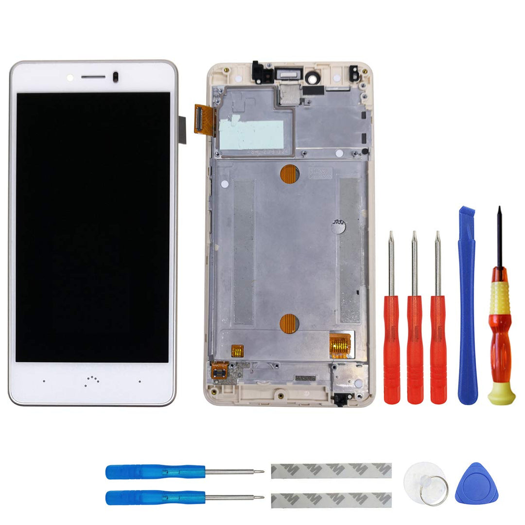 swark LCD Display für Bq Aquaris U/Bq Aquaris U Lite Weisse Touchscreen Bildschirm Digitizer Assembl