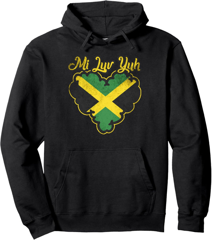 Jamaika Jamaikanische Flagge Karibik Urlaub Reggae Pullover Hoodie